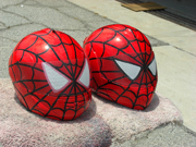 Full Face Visor Graphics helmet with Spiderman Design