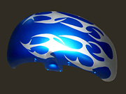 Blue Tribal Triumph cruiser tank