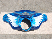 Baseball Wings Skull motorcycle custom motorcycle paint job