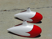 Custom painted GeeBee RC airplane