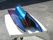 Blue RC Boat