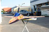 True fire airbrushed RC Jet